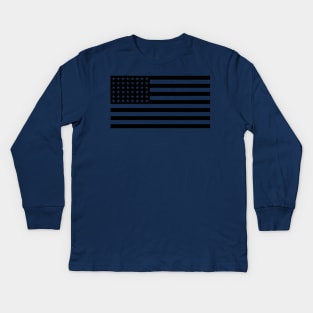 Tactical US Flag Kids Long Sleeve T-Shirt